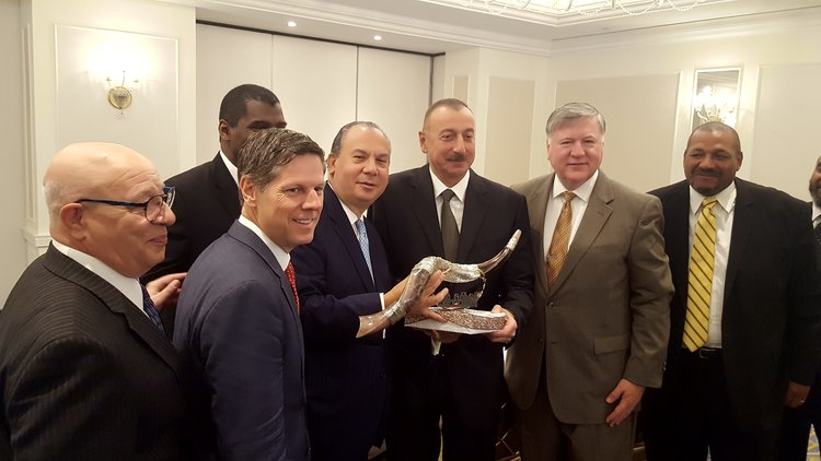 FFEU President Rabbi Marc Schneier Met With Azerbaijan President Aliyev And Leading Evangelical Leaders