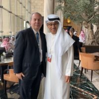 Rabbi Schneier with UAE Emaar Properties Chairman Mohammed Alabbar
